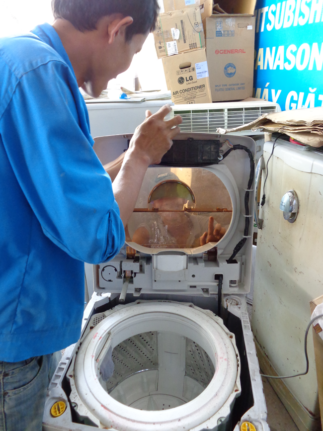 sua may giat electrolux